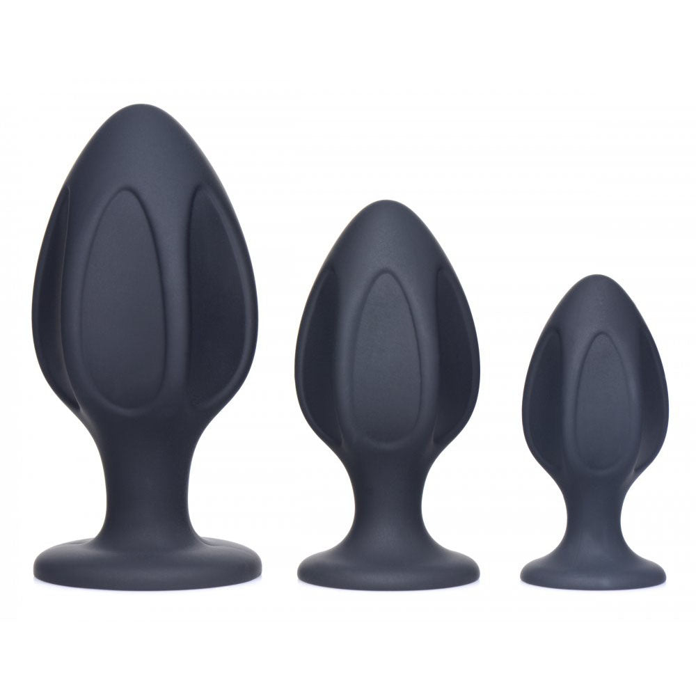 Triple Juicers Silicone Butt Plug Set - Master Series