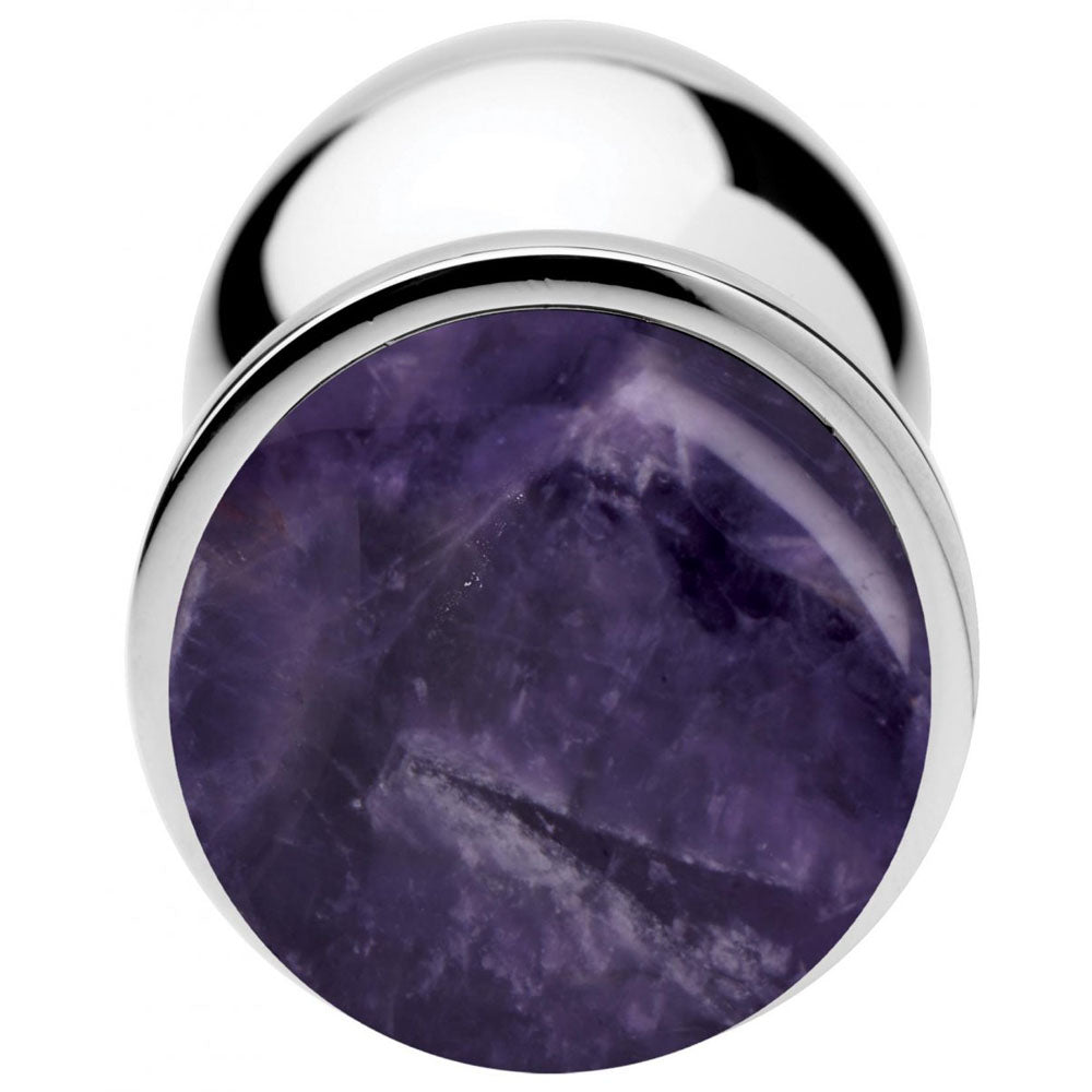 Amethyst Gem Metal Butt Plug - Booty Sparks