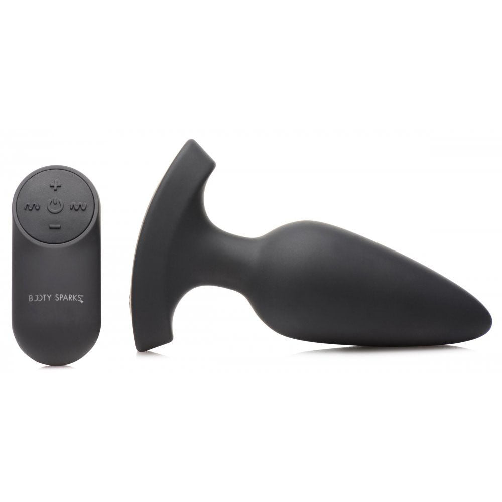 Laser Fuck Me Silicone Butt Plug & Remote - Booty Sparks