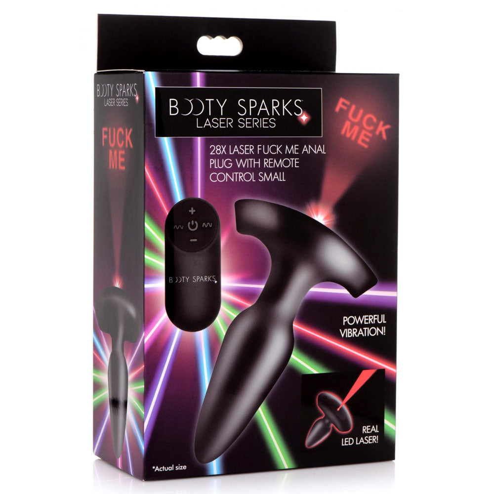 Laser Fuck Me Silicone Butt Plug & Remote - Booty Sparks