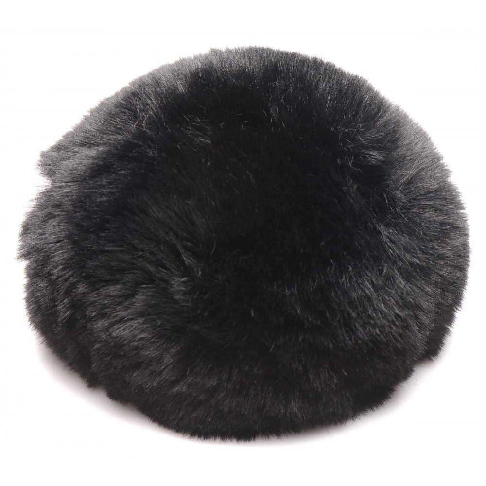 Interchangeable Black Bunny Tail Butt Plug - Tailz Roleplay