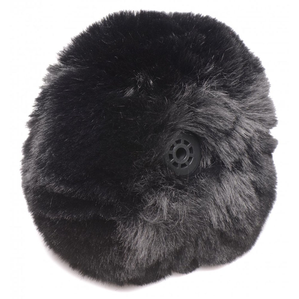 Snap-On Black Bunny Tail Butt Plug & Remote - Tailz Roleplay