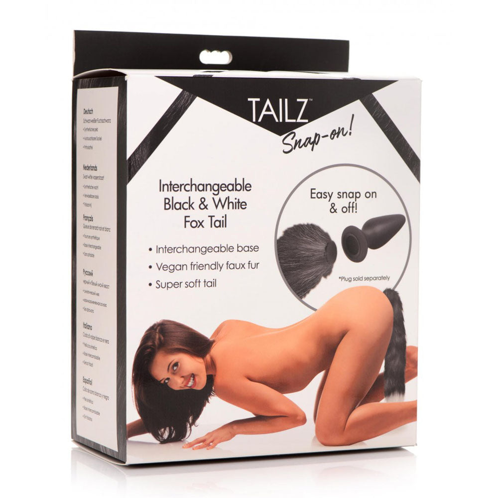 Interchangeable Ombré Fox Tail Butt Plug - Tailz Roleplay