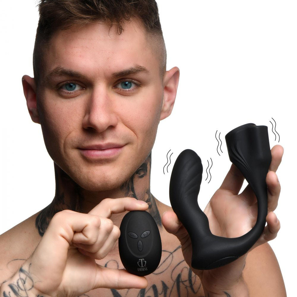 Prostate Massager With Remote & Ball Stretcher - Trinity Men
