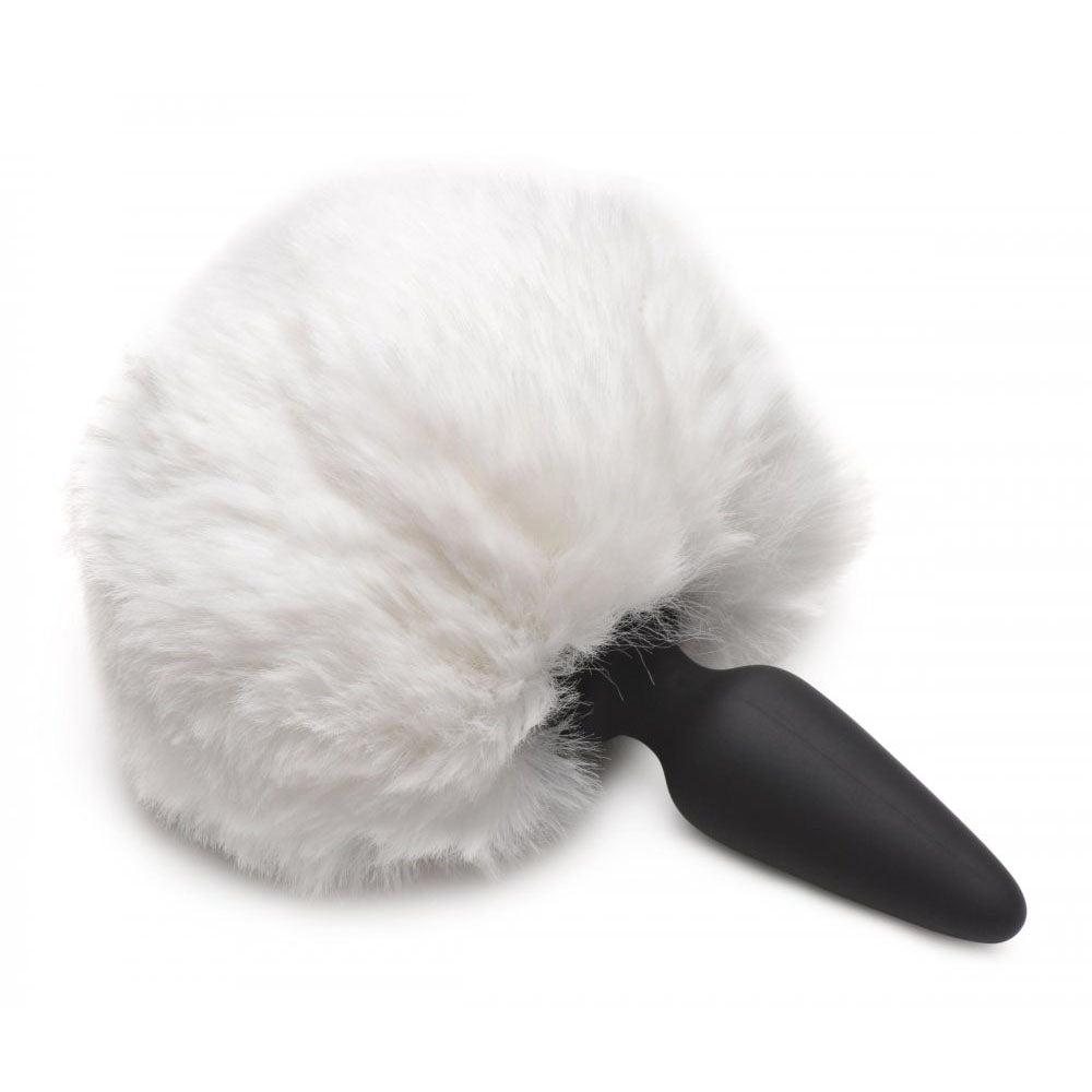 Interchangeable White Bunny Tail Butt Plug - Tailz Roleplay