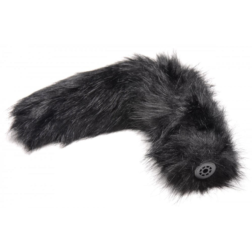 Snap-On Black Fox Tail Butt Plug & Remote - Tailz Roleplay