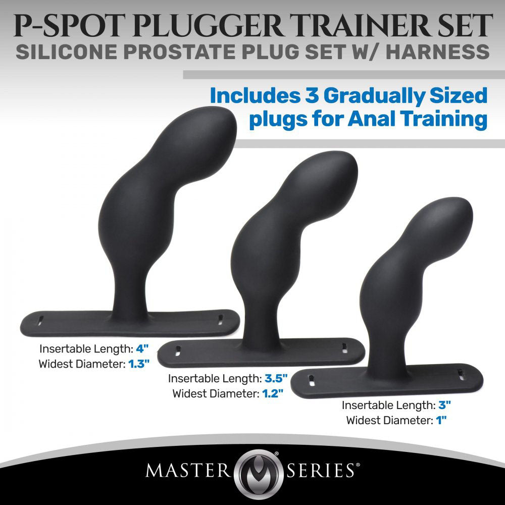 BDSM Prostate Massager & Harness Trainer Kit - Master Series