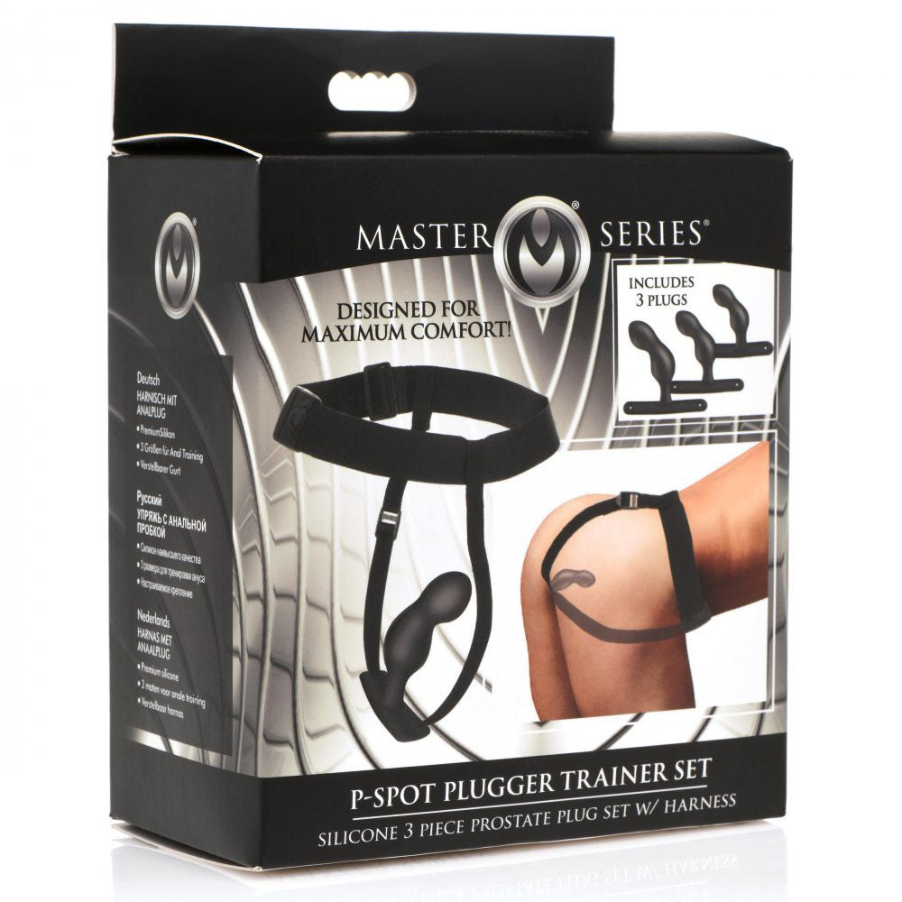 BDSM Prostate Massager & Harness Trainer Kit - Master Series