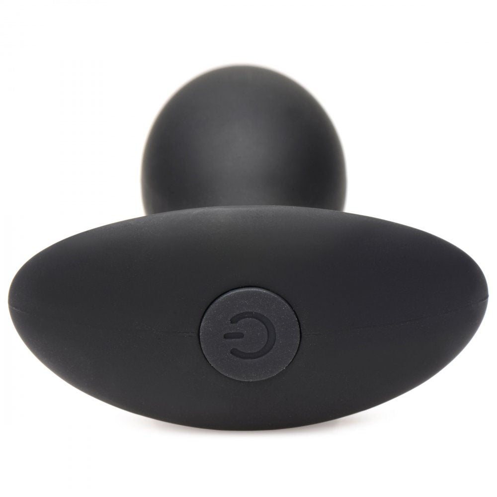 Rumbler Silicone Butt Plug With Vibration - Rooster