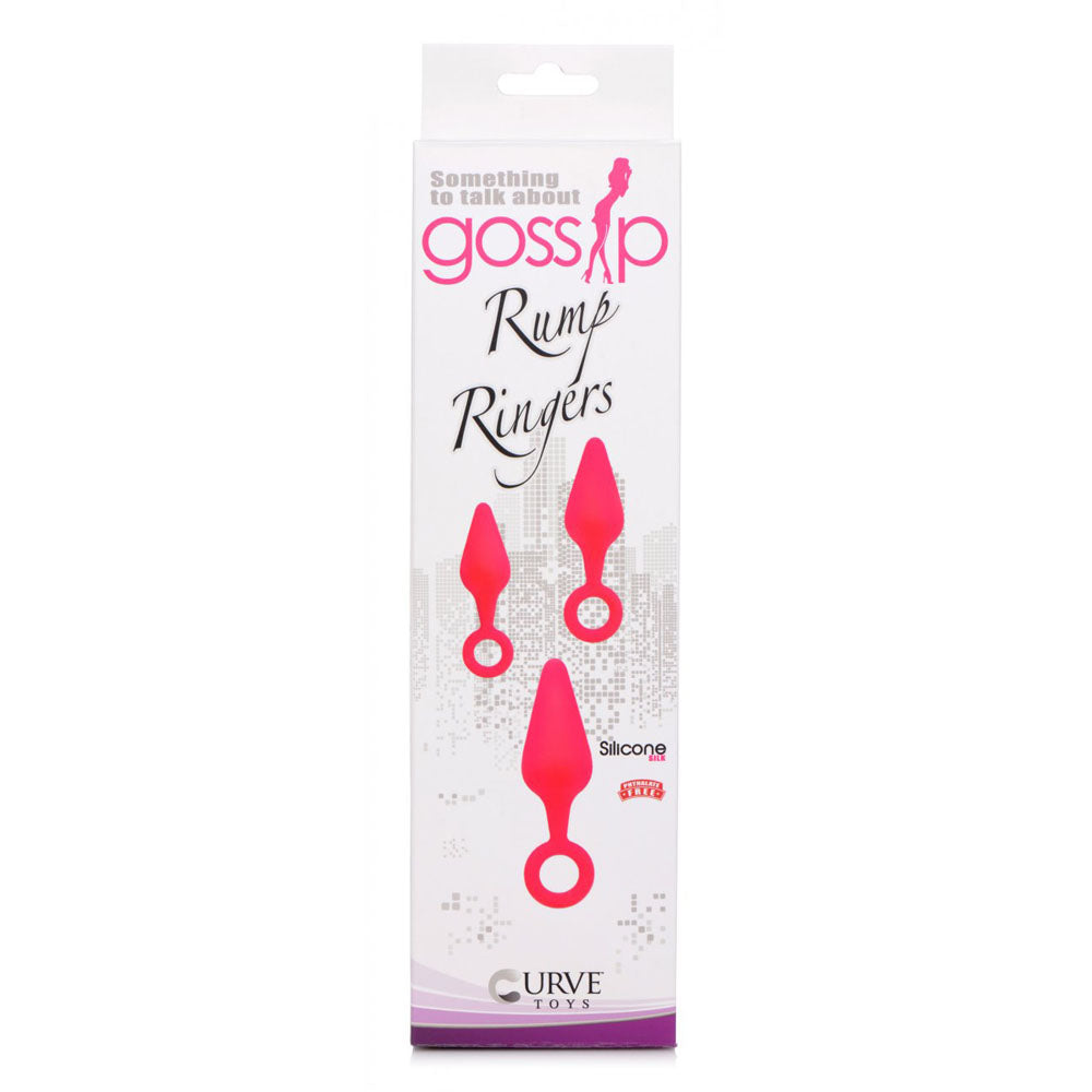 Rump Ringers Silicone Butt Plug Set Collection - Gossip