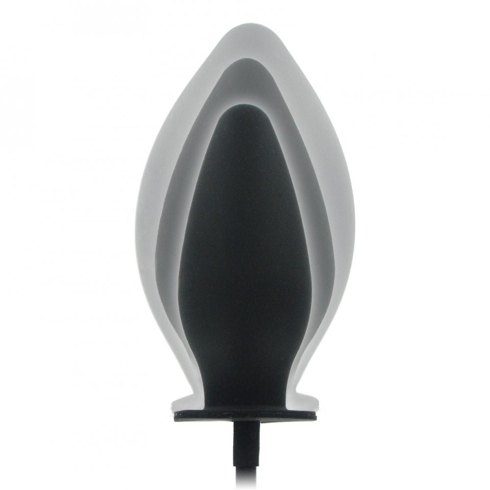Rubber Inflatable Butt Plug With Pump - Trinity Men