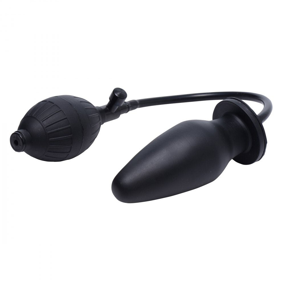 Rubber Inflatable Butt Plug With Pump - Trinity Men