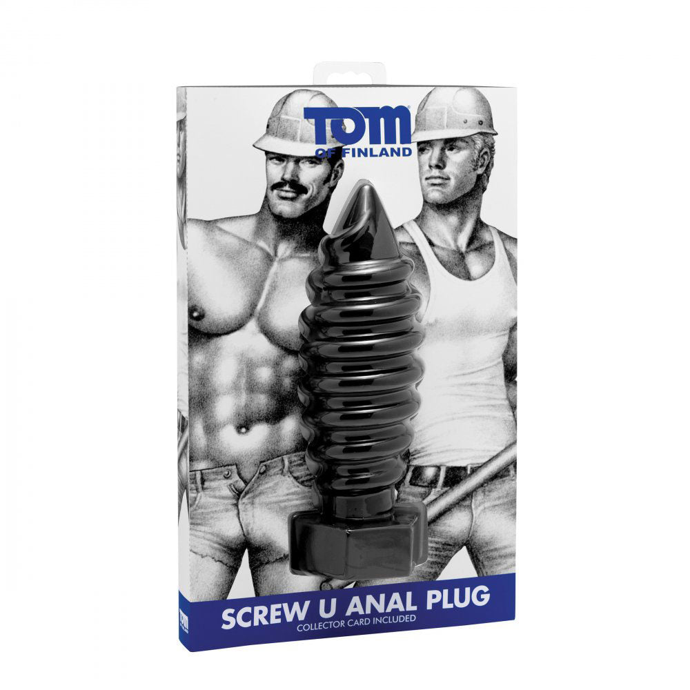 Screw U Spiral Butt Plug For Men - Tom of Finland